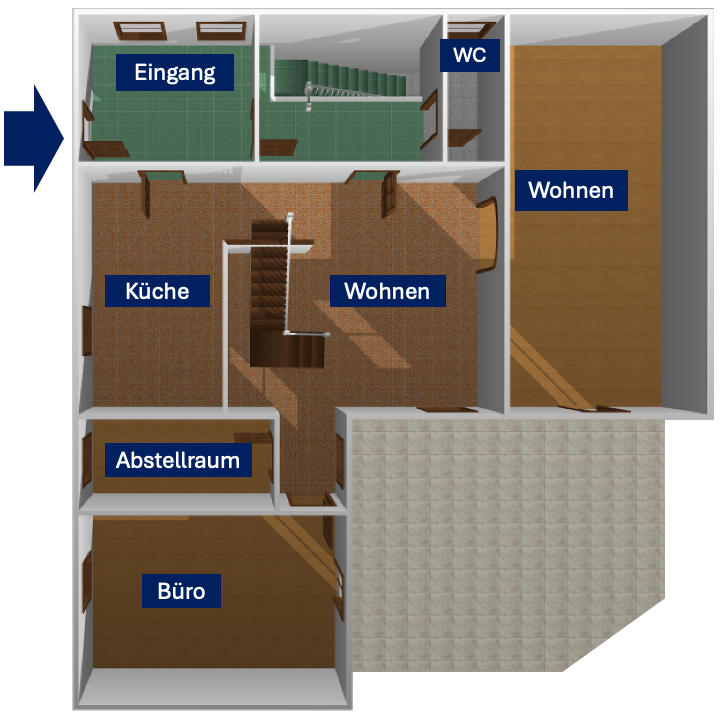 Haus kaufen in Rammingen - Grundriss