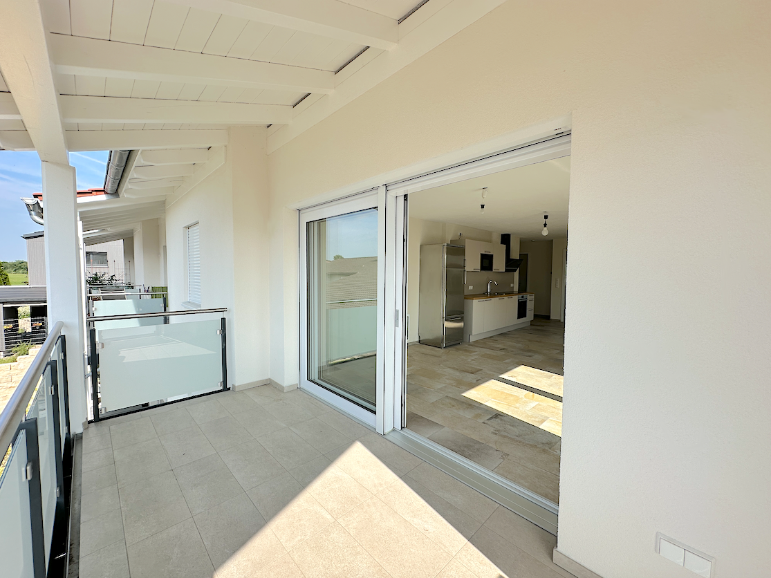 Neubau Eigentumswohnung Türkheim - Balkon / Terrasse Neubau Eigentumswohnung Türkheim - Balkon / Terrasse