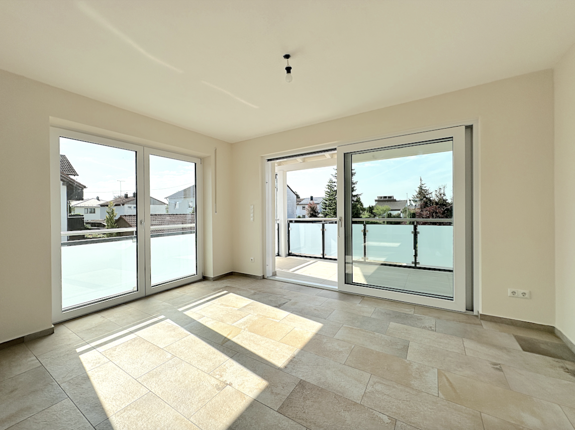 Neubau Eigentumswohnung Türkheim - Wohnbereich Neubau Eigentumswohnung Türkheim - Wohnbereich