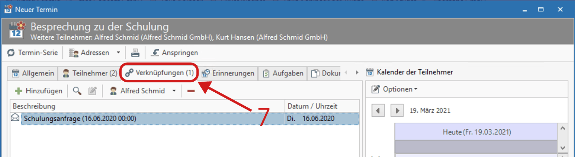 Verknüpfte Dokumente