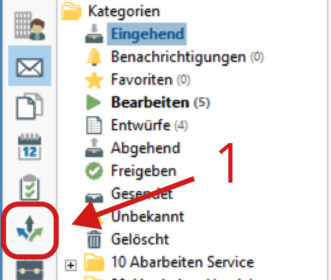Interne Nachrichten versenden
