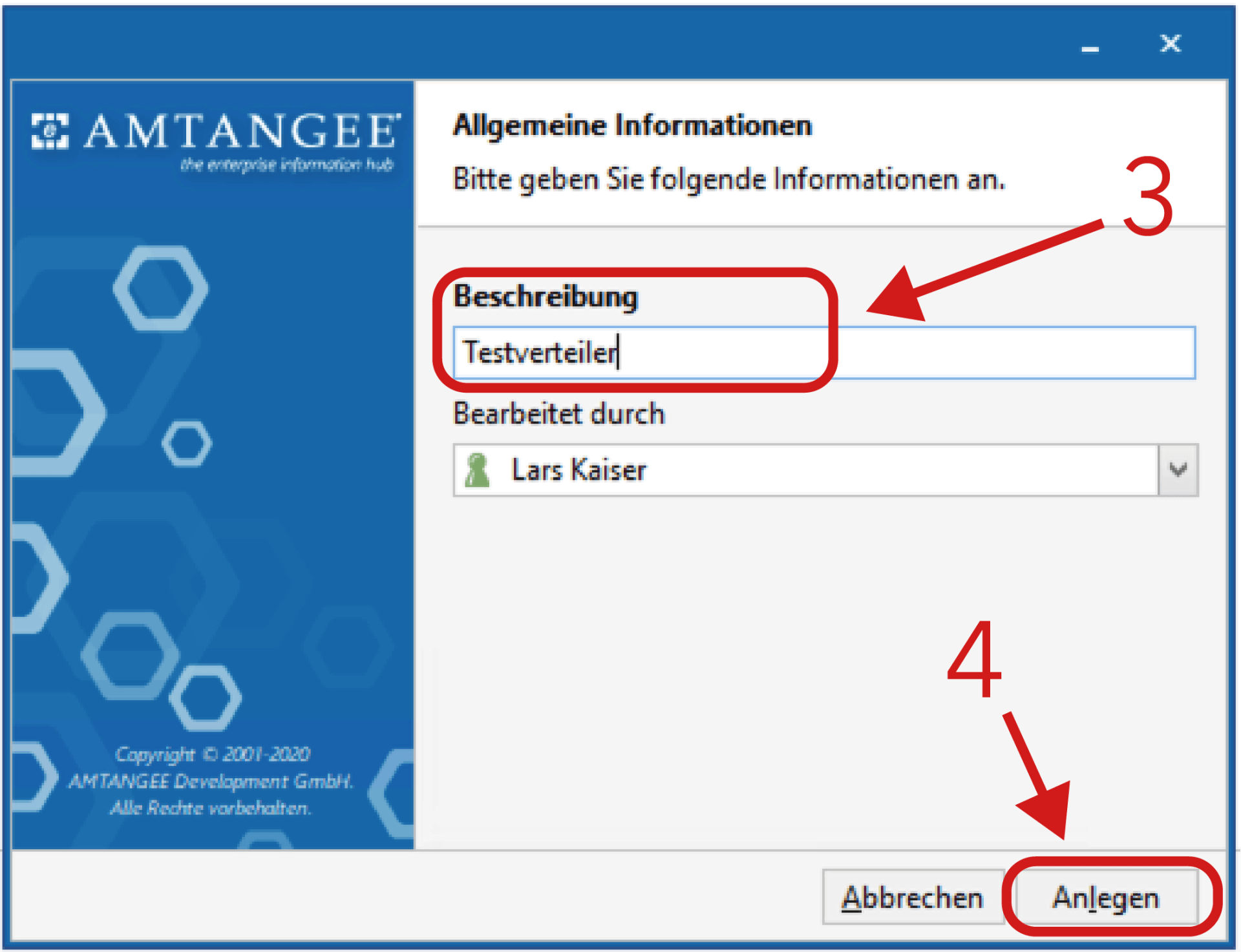Interne Nachrichten versenden