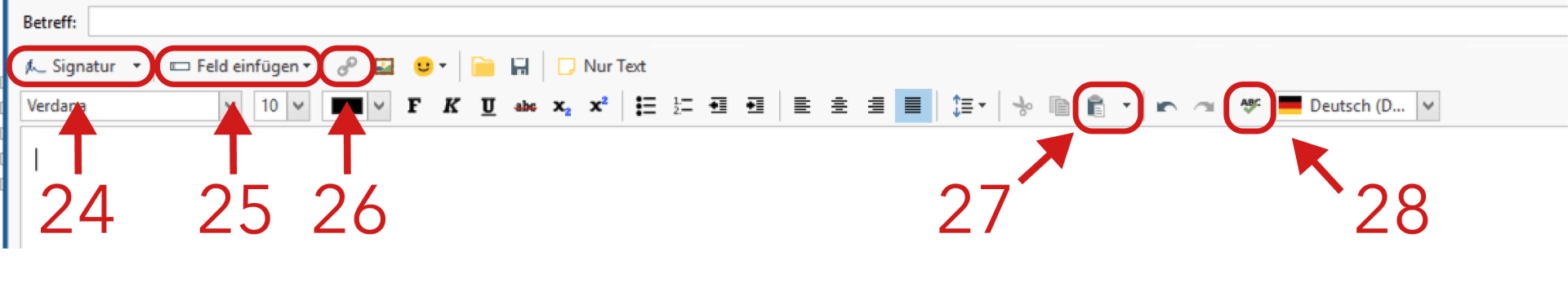 Zugriffsrecht auf versandte E-Mails