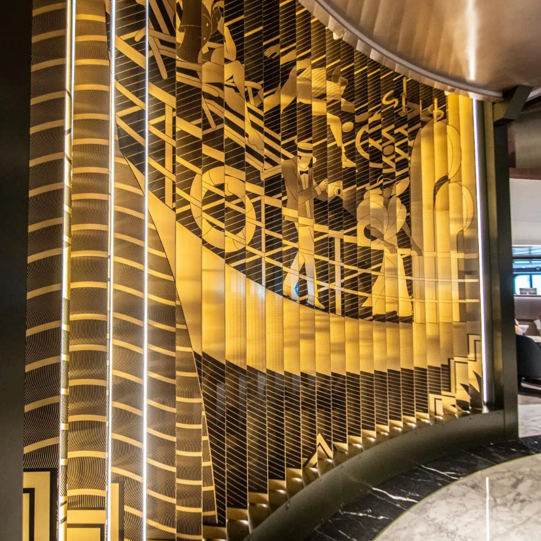 chemical etched brass for architeture