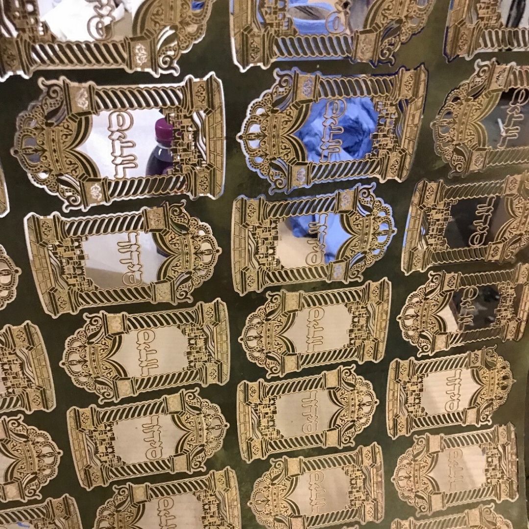 Chemical milled brass Chemical milled brass