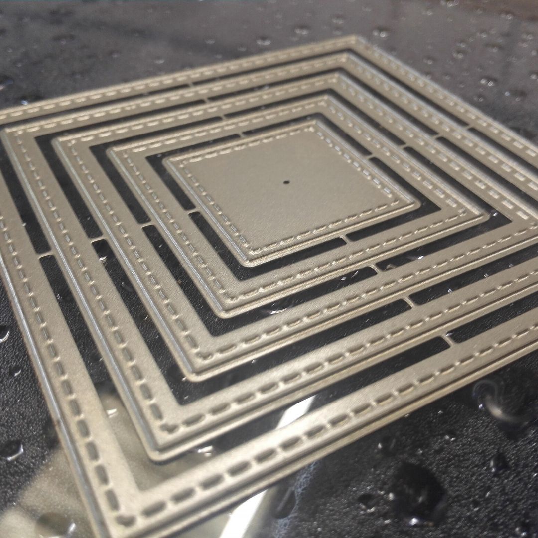 Chemical milled stainless steel die Chemical milled stainless steel die