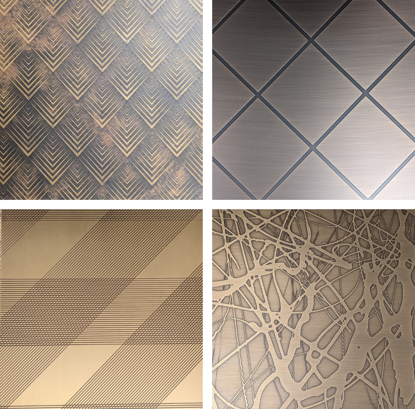 large format chemical etching for architecure