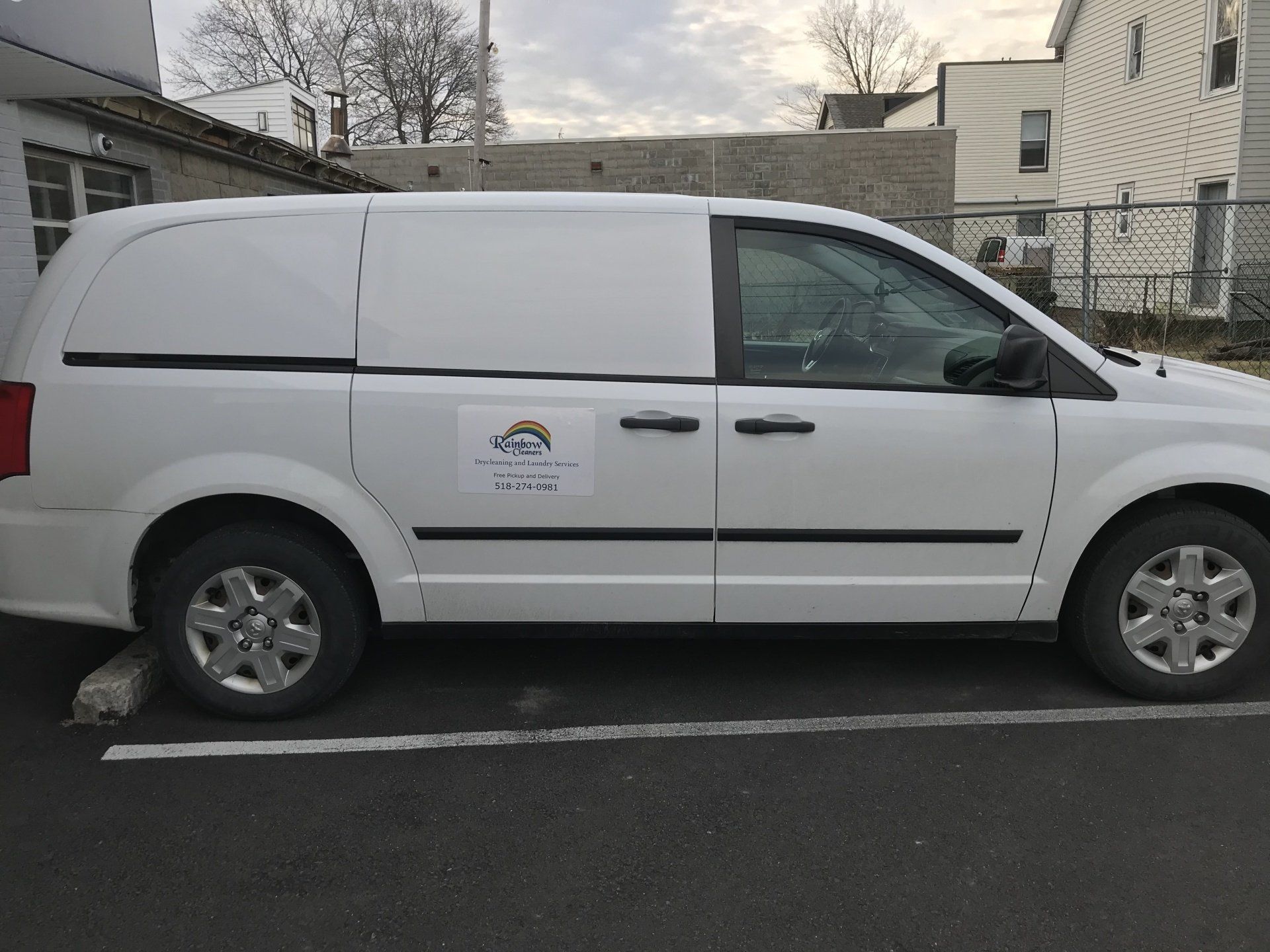 Dry cleaning, laundry, tailoring pickup and delivery