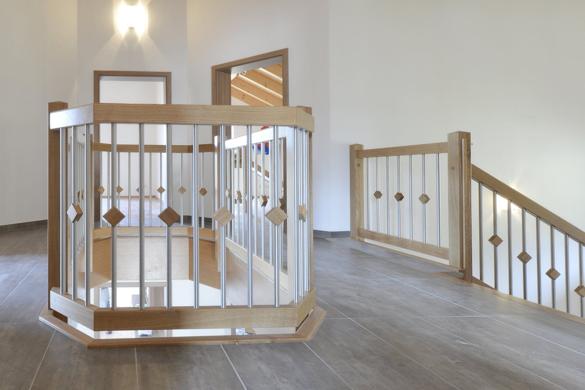 Treppe Holz Ahorn | Schreinerei Weber Bischofsmais