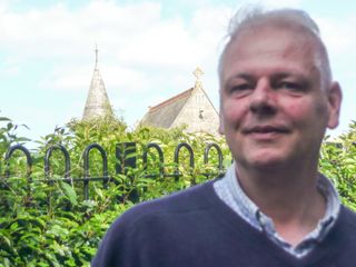 Photo of David Jenkins outside the Lodge Epsom