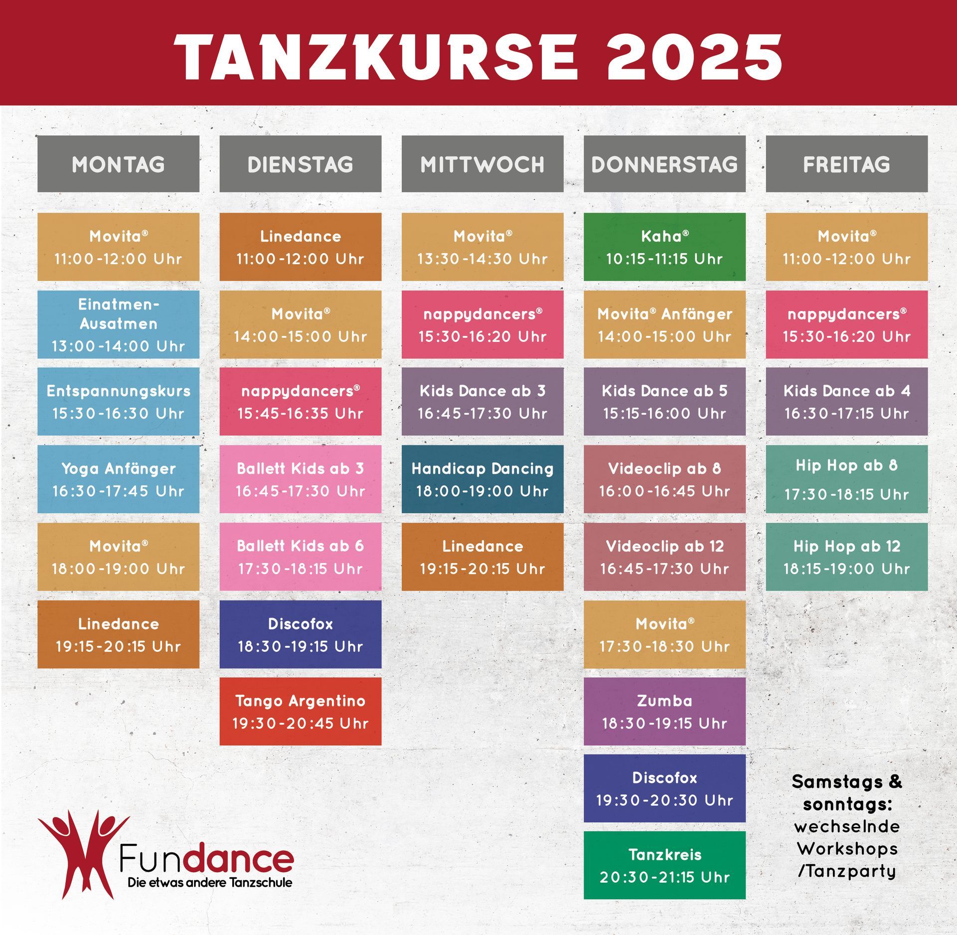 Tanzkurse 2025