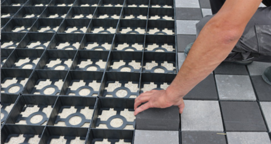pavé drainant