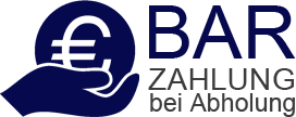 Zahlung BAR bei Abholung