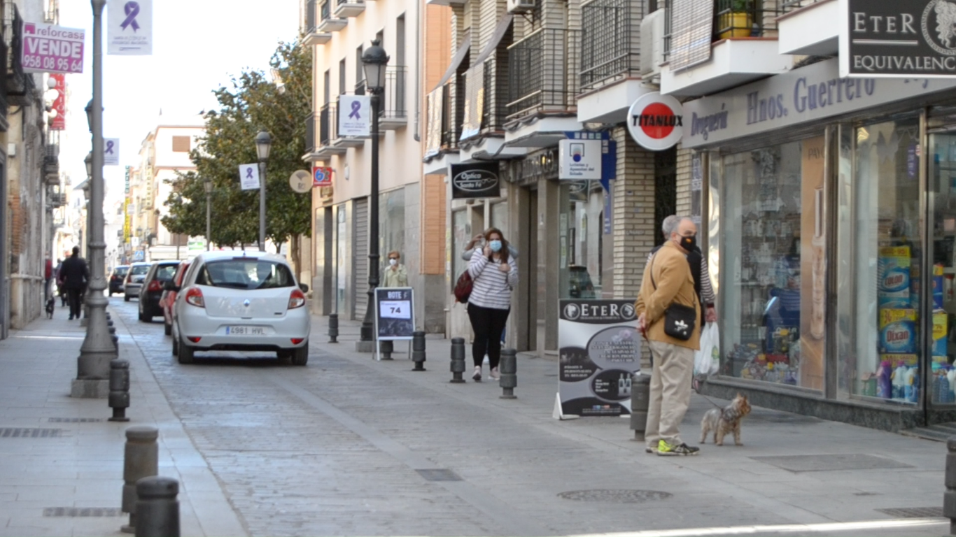 Imagen de la calle Real de Santa Fe / Foto: Antonio E.