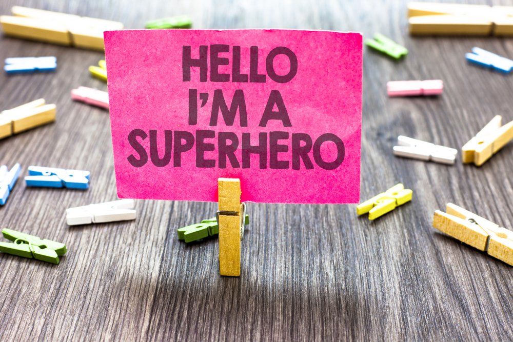 Hello I'm a super hero