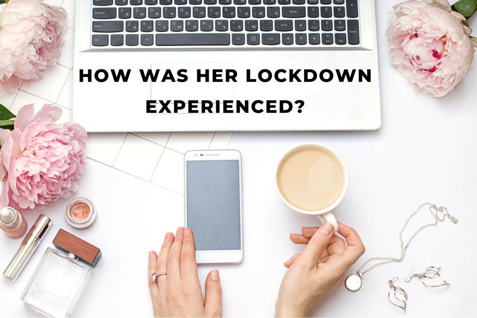 flat lay laptop working from home