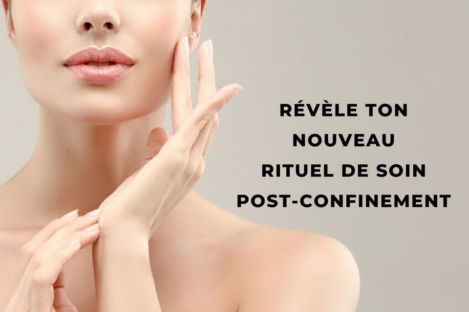 Femme effleurant son visage, peau parfaite