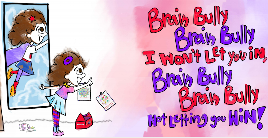 What does Kate do when Brain Bully gets in?