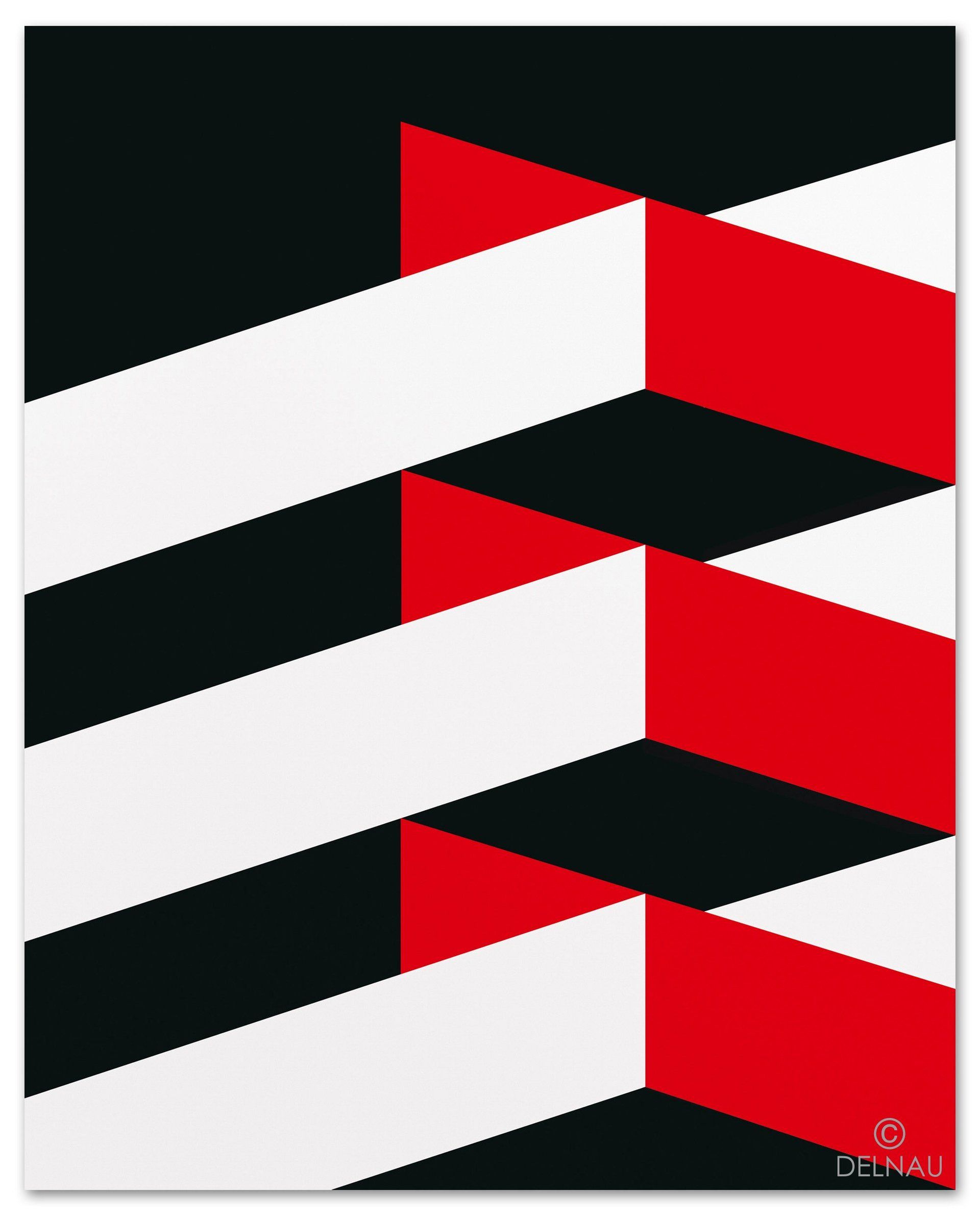 Delnau_258. Huile sur toile.