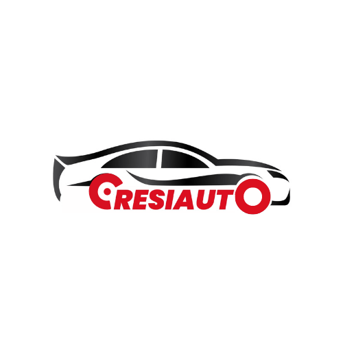 Coche rojo con logo de Cresiauto