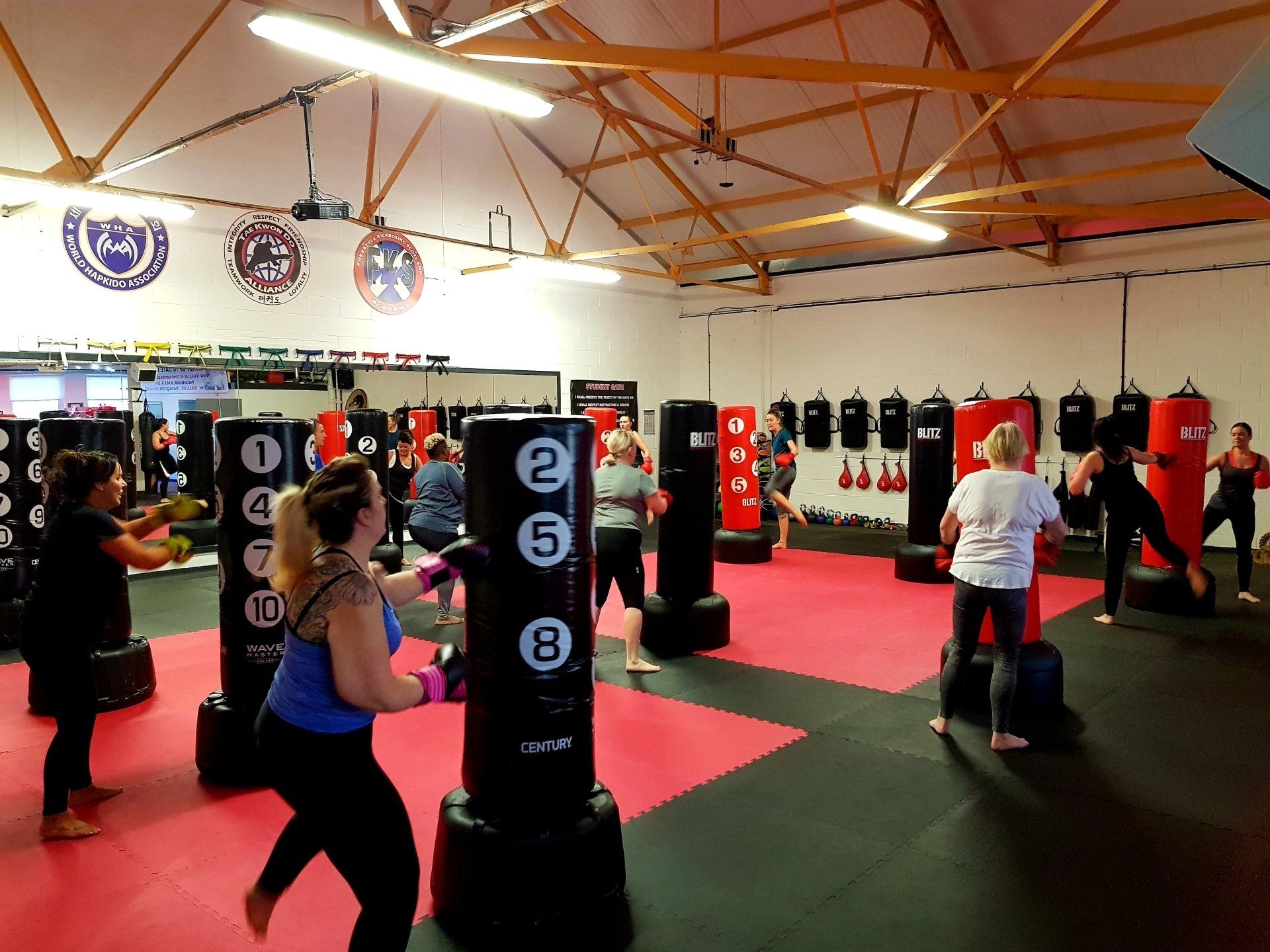 Ladies cardio kickboxing