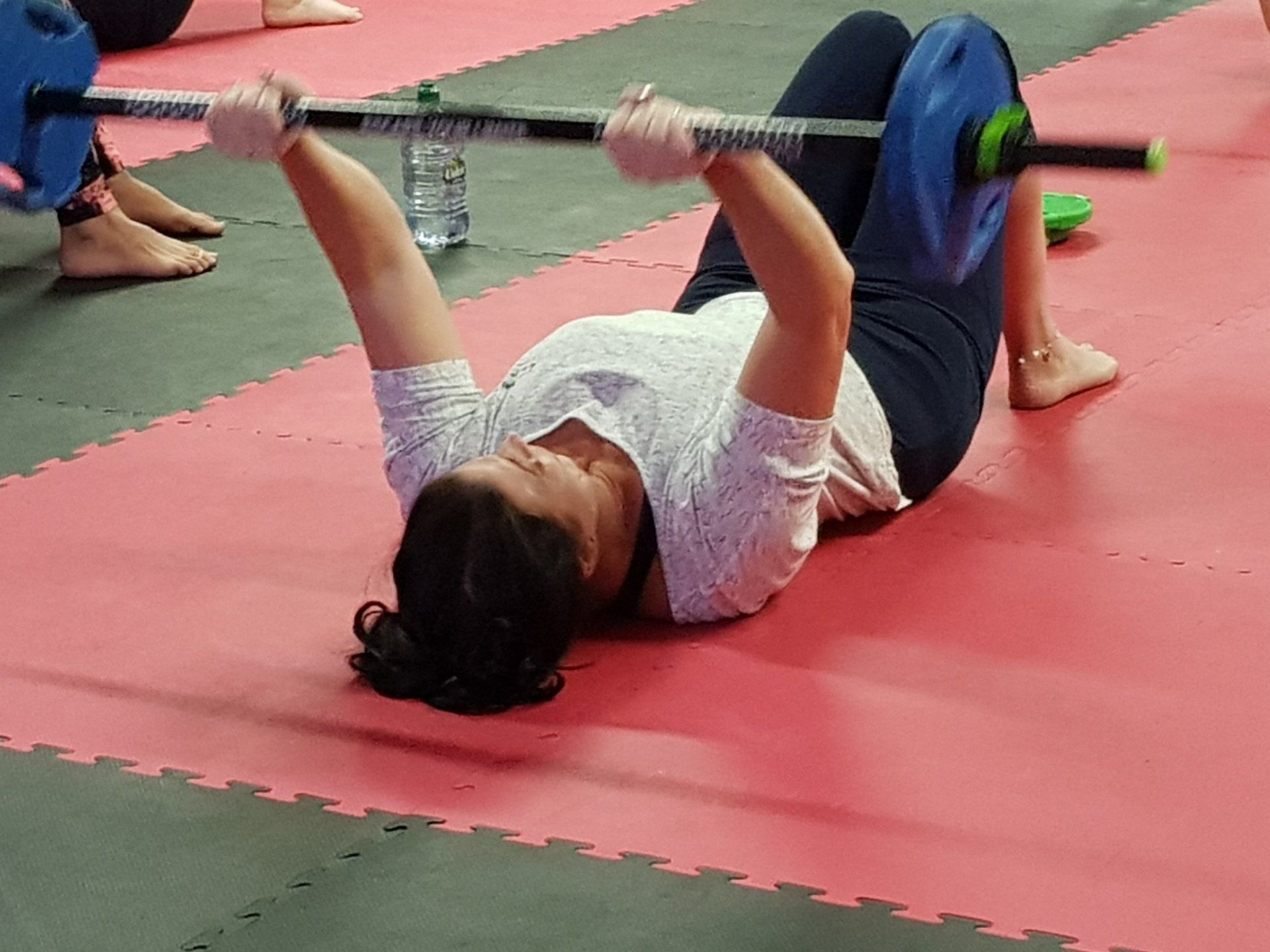 Ladies weight training