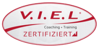Das Siegel über dieZertifizierung durch V.I.E.L Coaching+Training