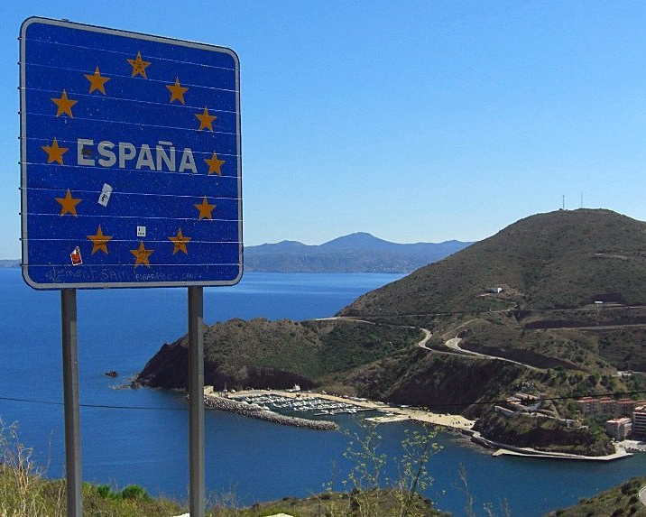 Entering Spain via the Coast