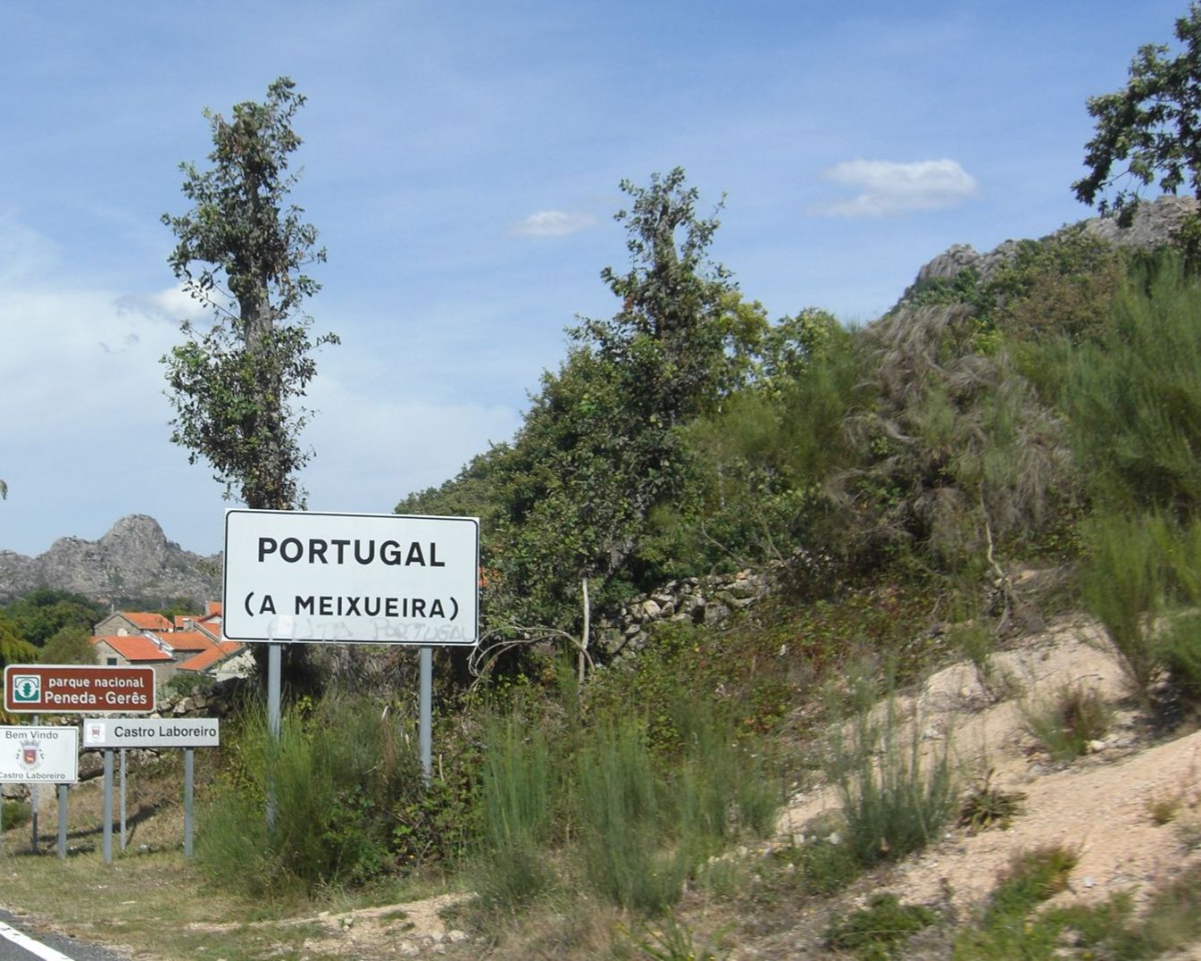 Crossing into Portugal