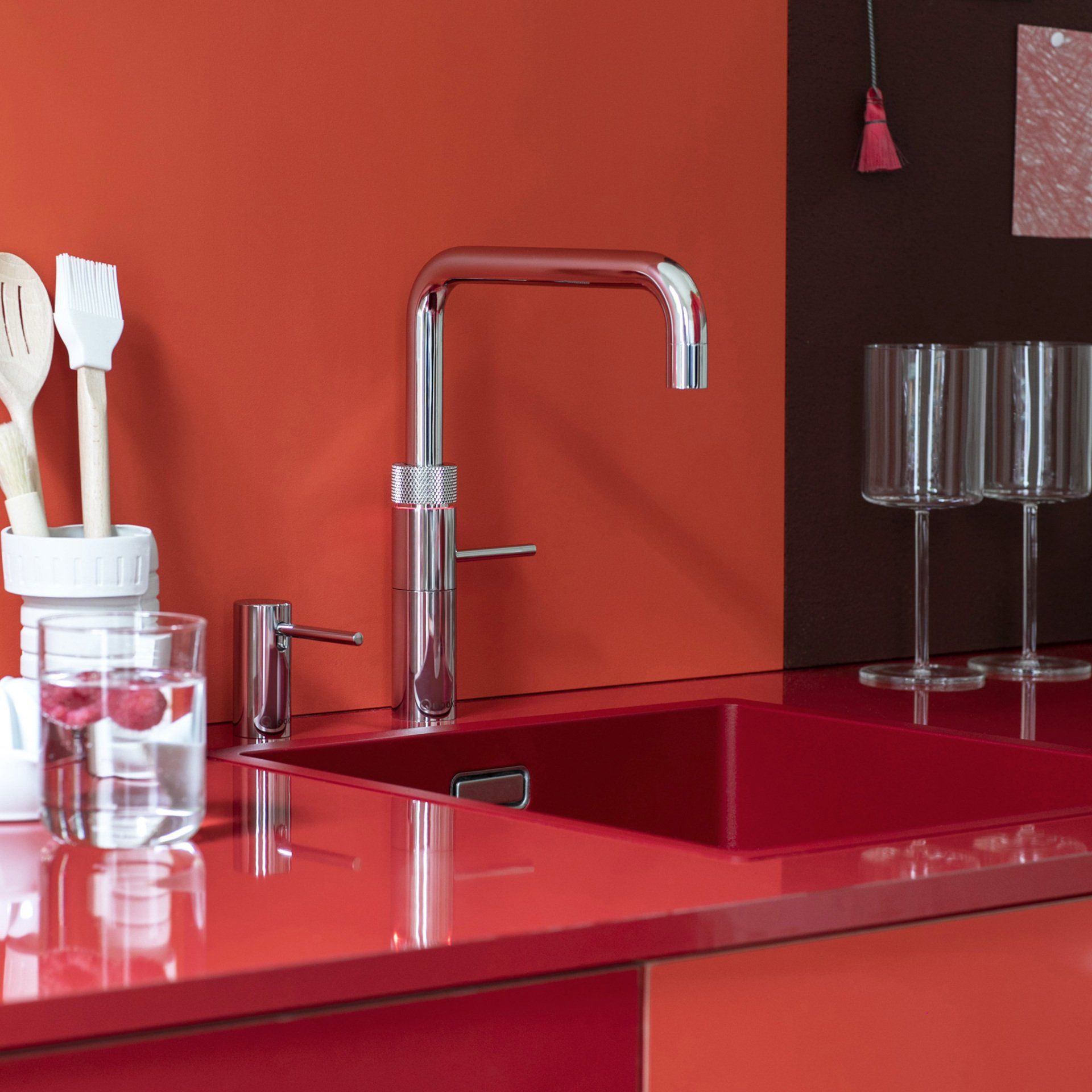der fusion round wasserhahn von quooker bei moebel coldewey