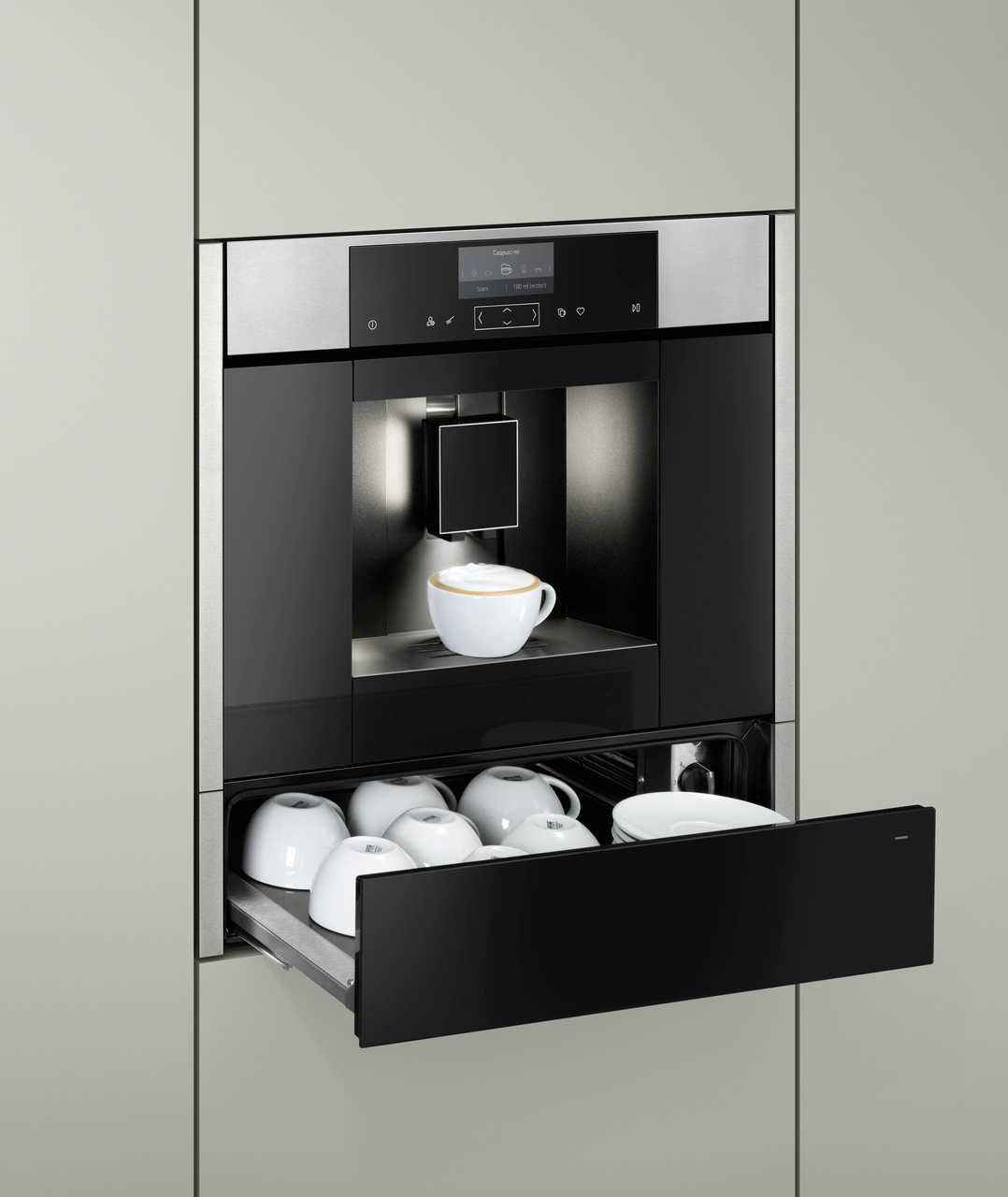Neff Kaffeevollautomaten und waermeschubladen kuechen coldewey