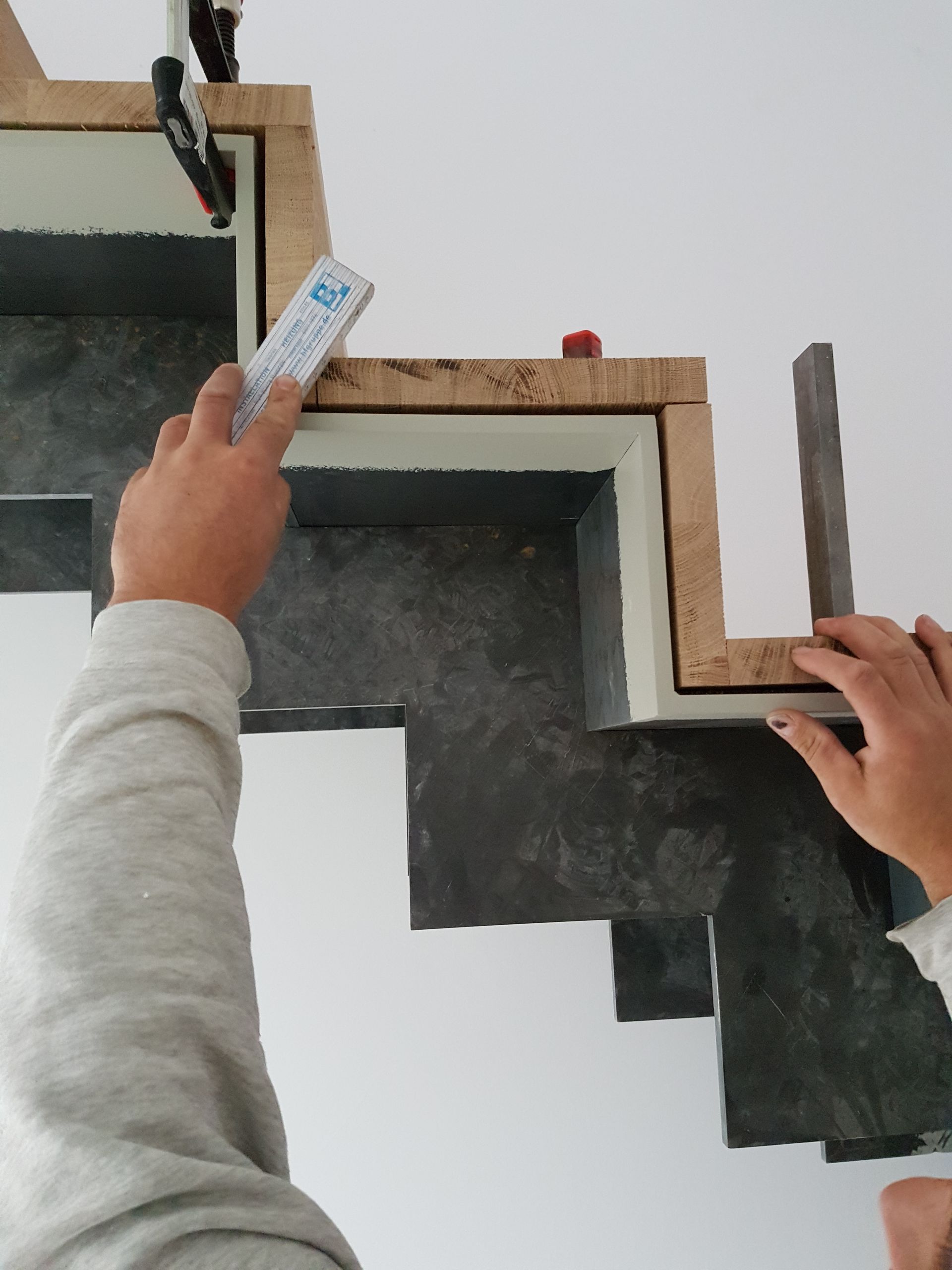 Exakte Treppenbauvorbereitung gehört zum Handwerkszeug von W | PI.