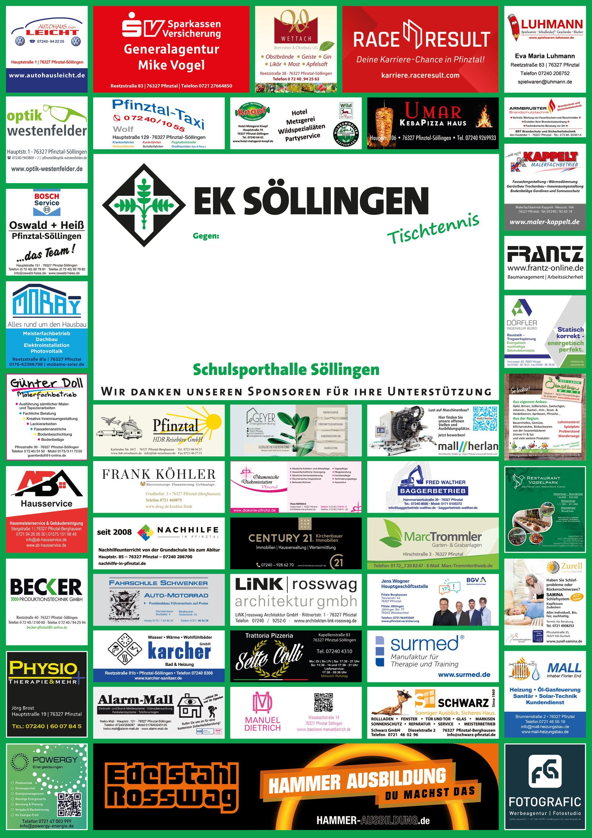 Sponsoren des EK Söllingen