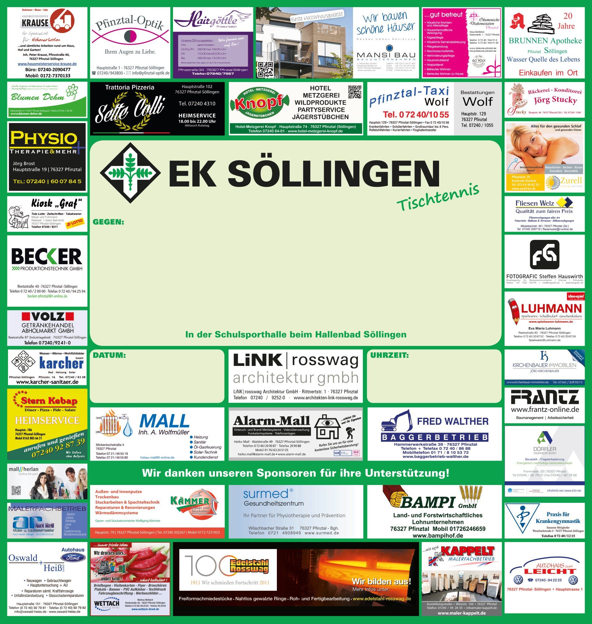 Sponsoren des EK Söllingen