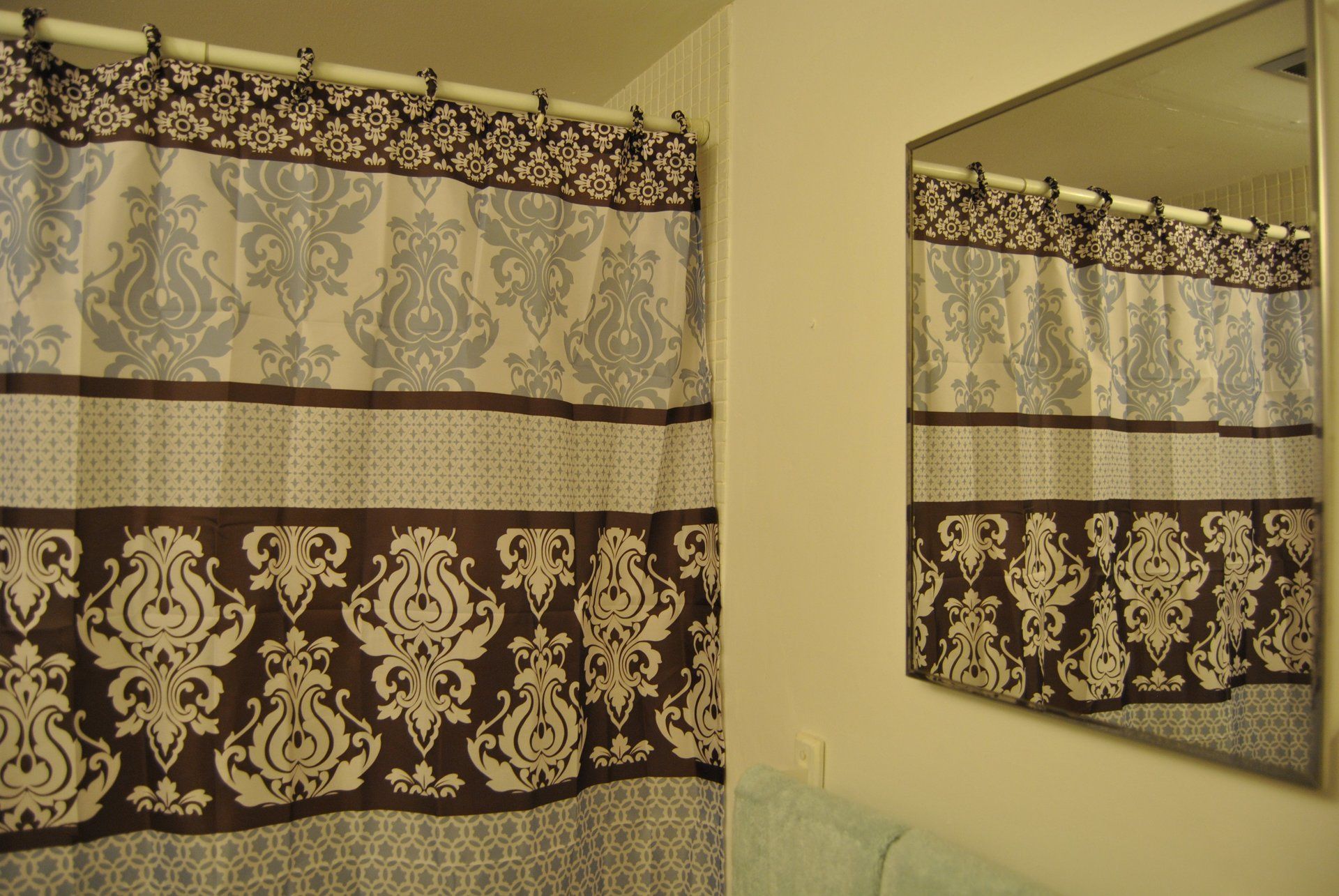 Bathroom shower curtain