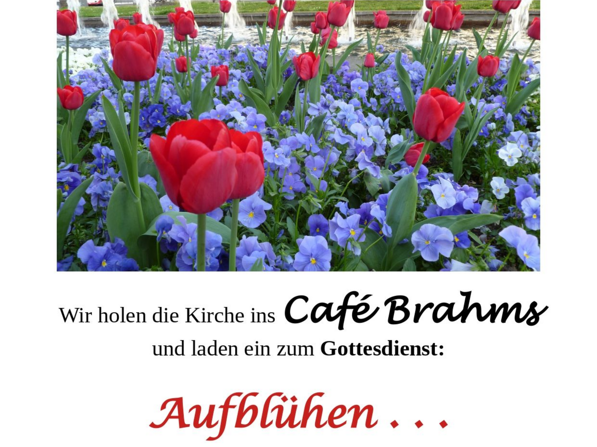 Am Sonntag, 3. Mai, 15 Uhr