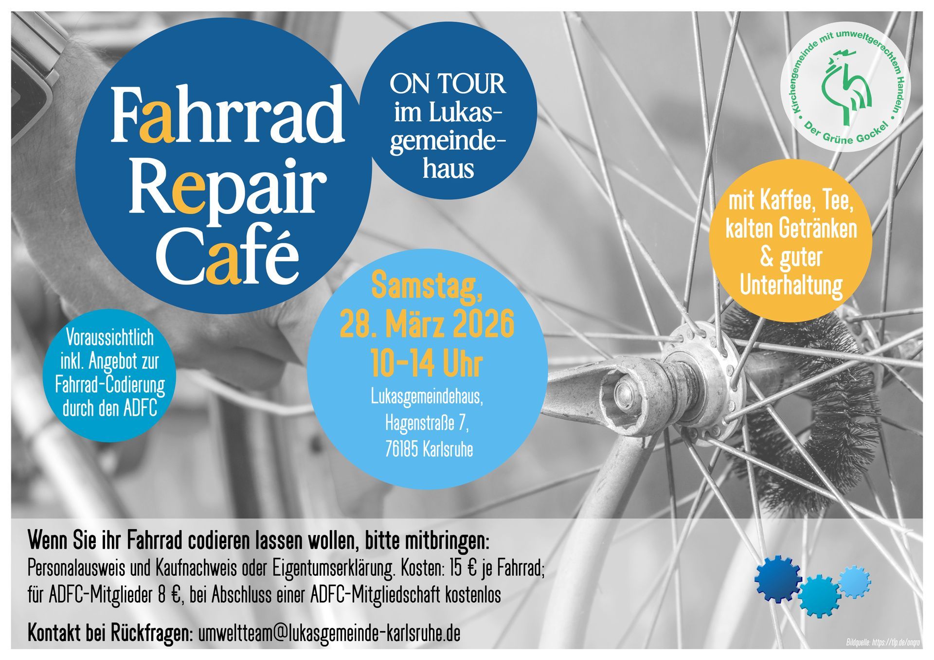 am Samstag, 28. März, 10 bis 14 Uhr