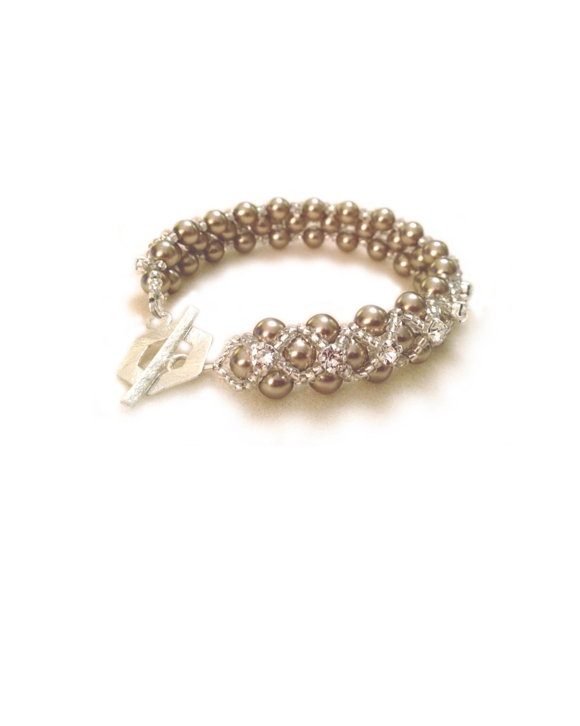 Cocoa & Clear Bracelet £39.95