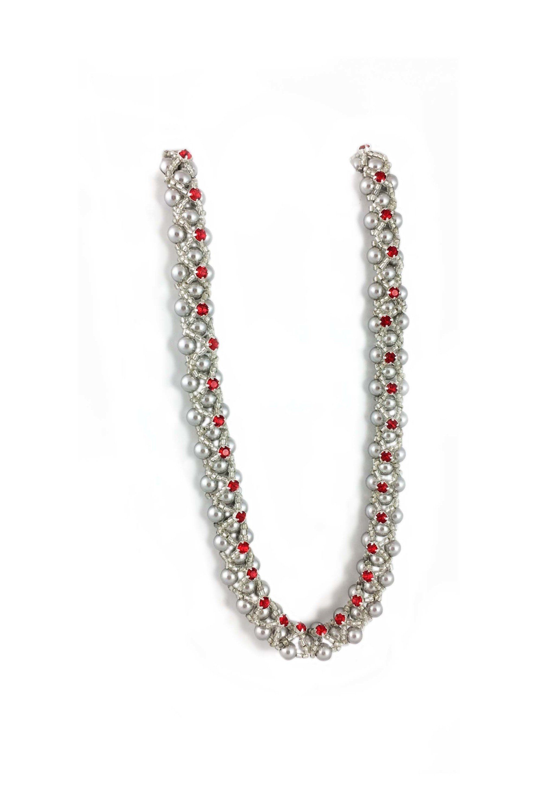 Red & Grey Paige Necklace £79.95