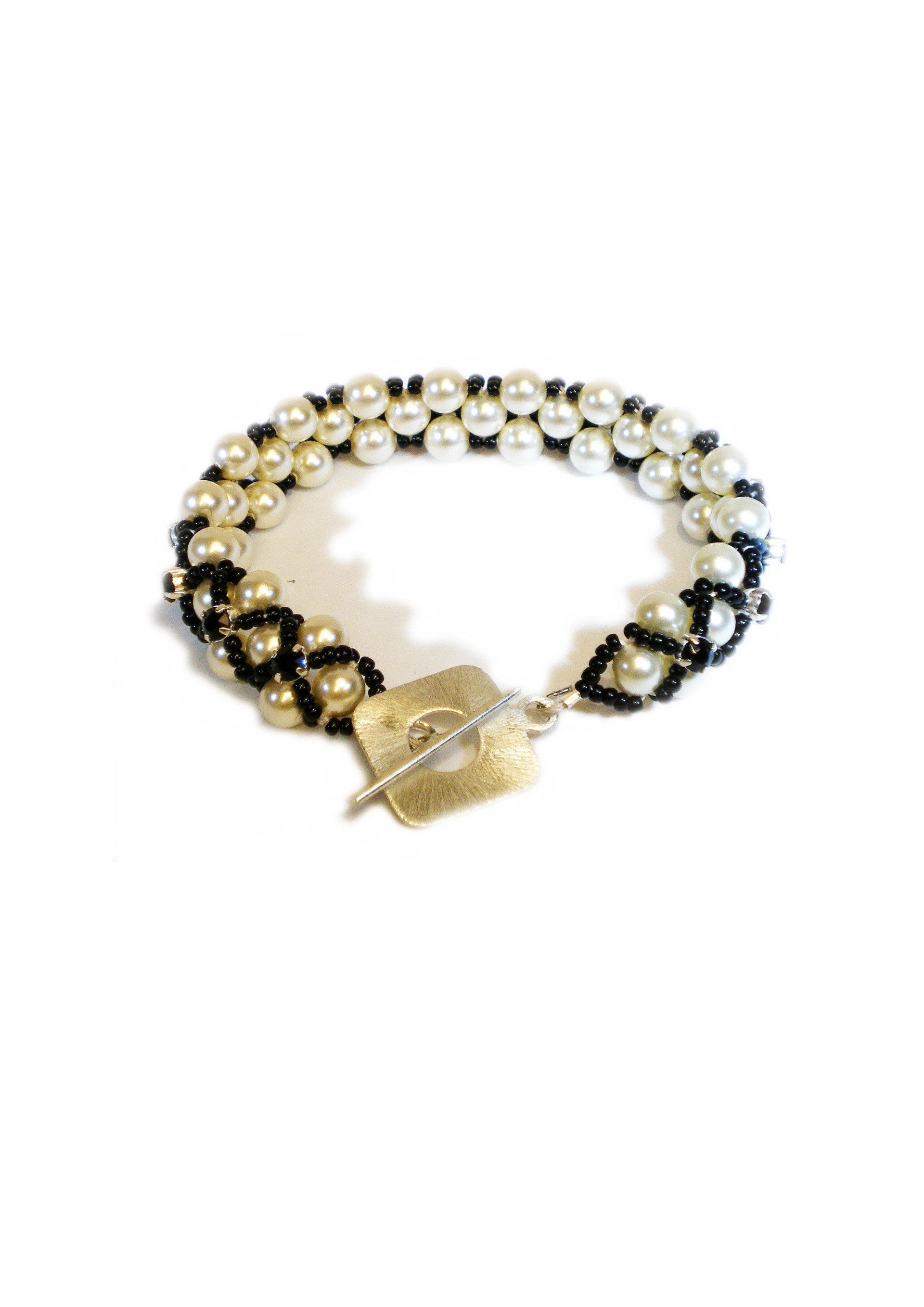 Black & Ivory Paige Bracelet £39.95
