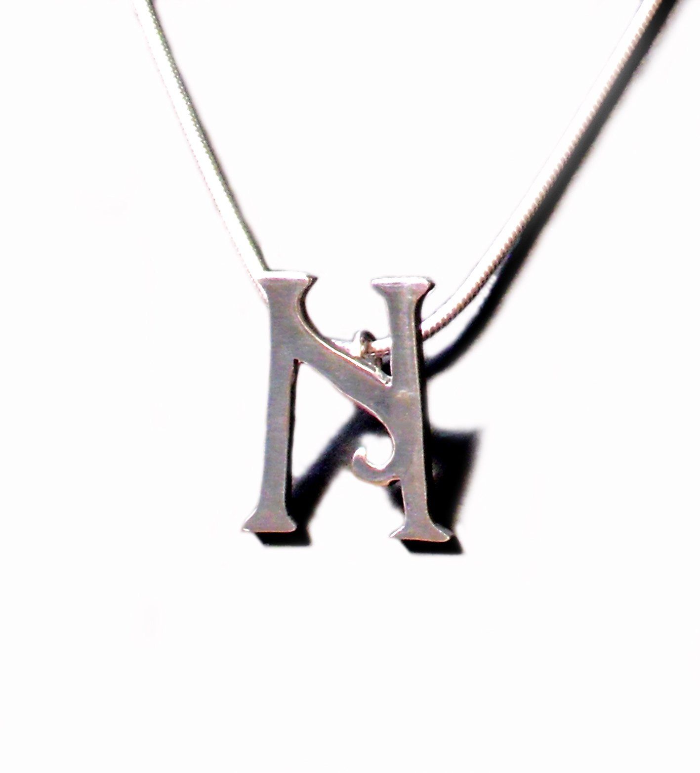 Sterling Silver Initial Pendant
