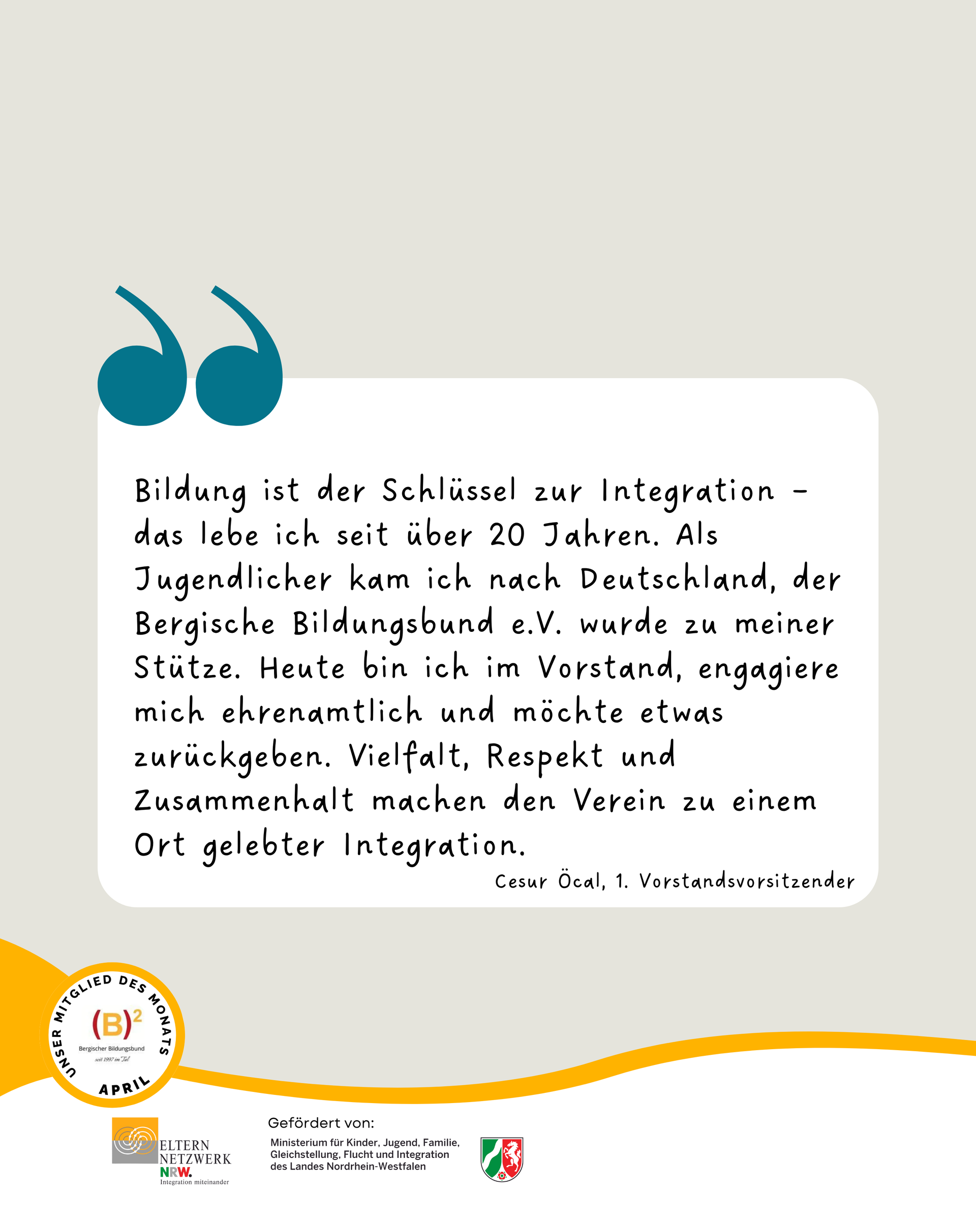 Zitat aus dem Bergischen Bildungsbund: