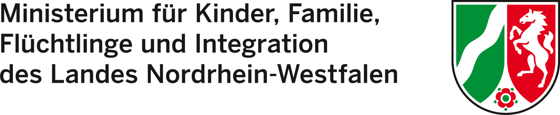 Logo des Ministeriums für Kinder, Familie, Flüchtlinge und Integration des Landes Nordrhein-Westfalen