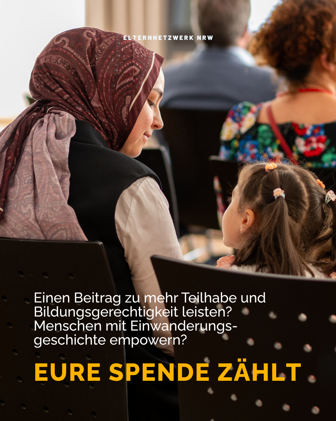 Ein Beitrag zu mehr Teilhabe und Bildungsgerechtigkeit leisten? Ihre Spende zählt. Link führt zu Instagram-Beitrag.
