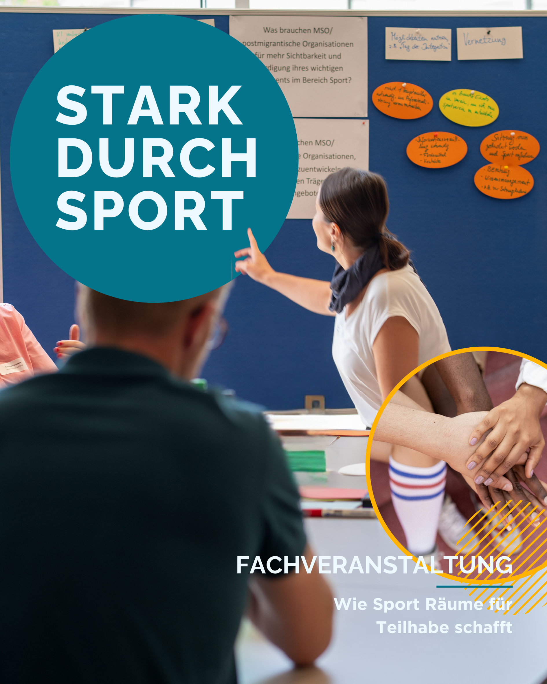 Eva Cynkar, Elternnetzwerk NRW, präsentiert Ergebnisse in der Fachveranstaltung. Link führt zum Instagram-Beitrag