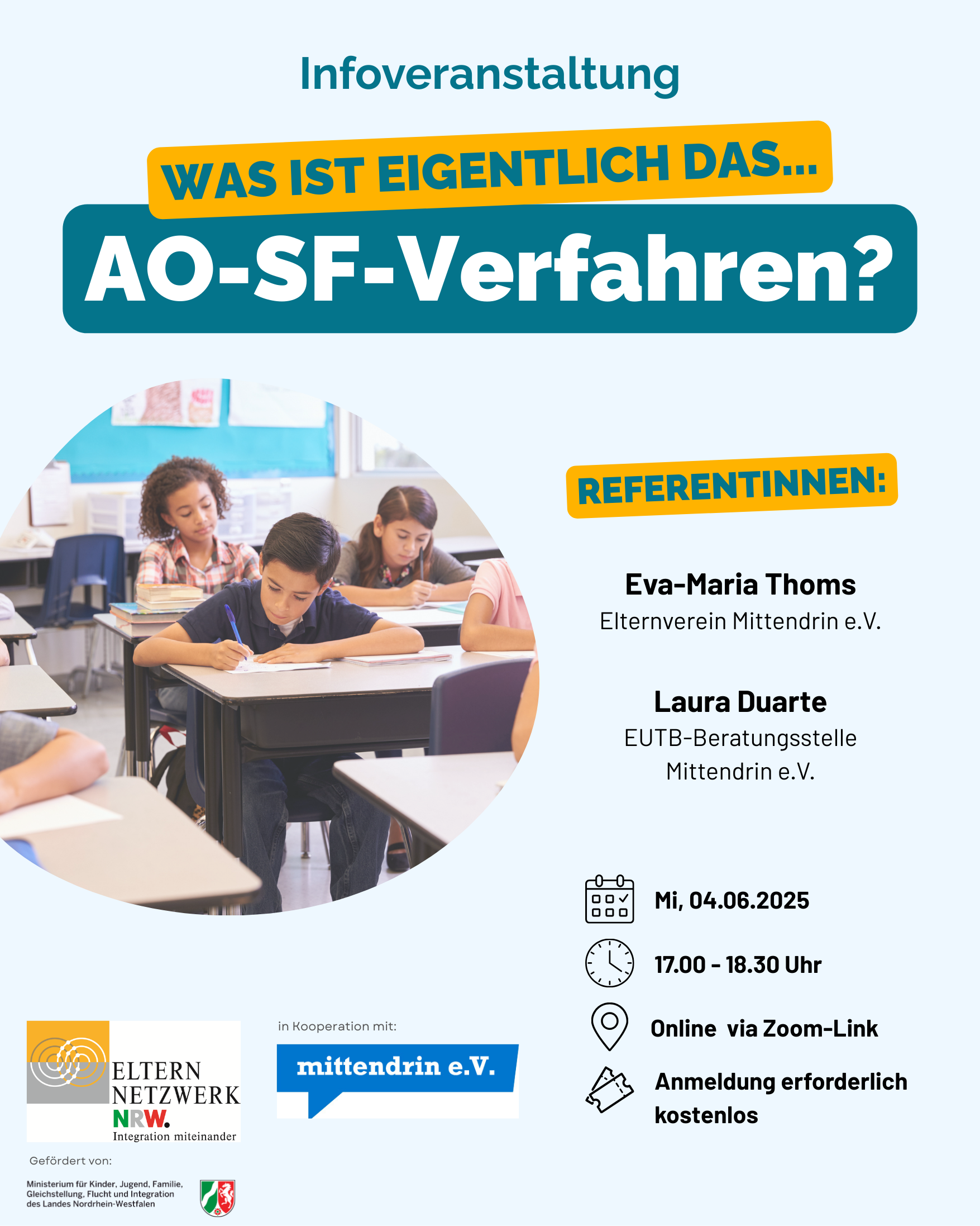 Link führt zum Instagram-Beitrag zum Seminartermin über das AO-SF-Verfahren