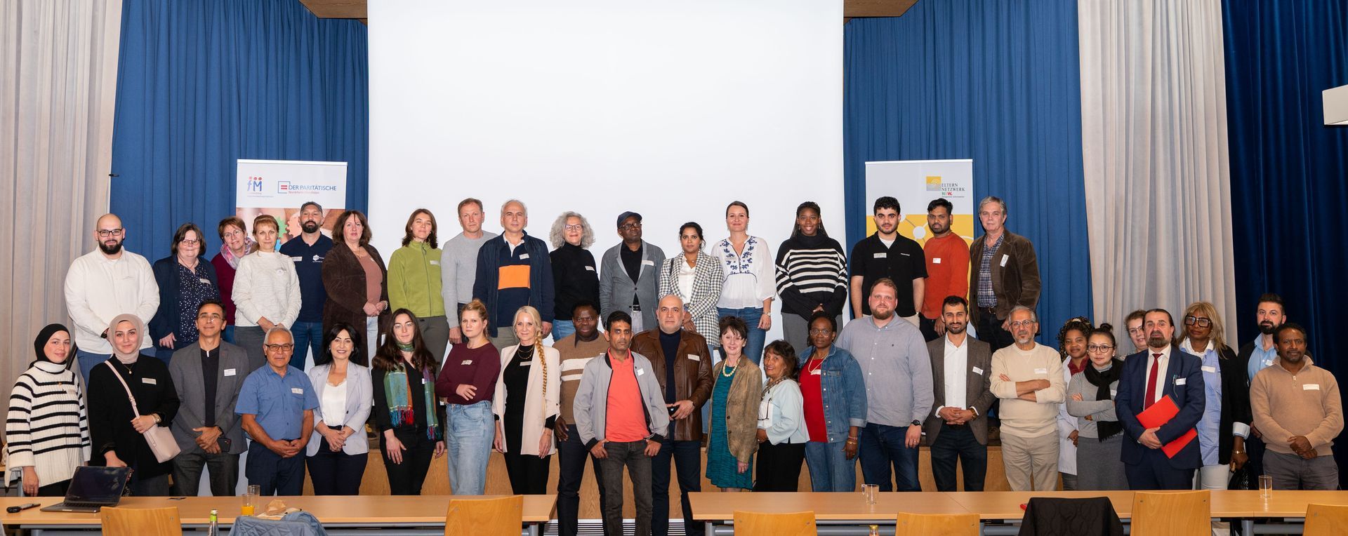 Gruppenbild aller Teilnehmenden und Mitwirkenden der MSO-Informationsveranstaltung.