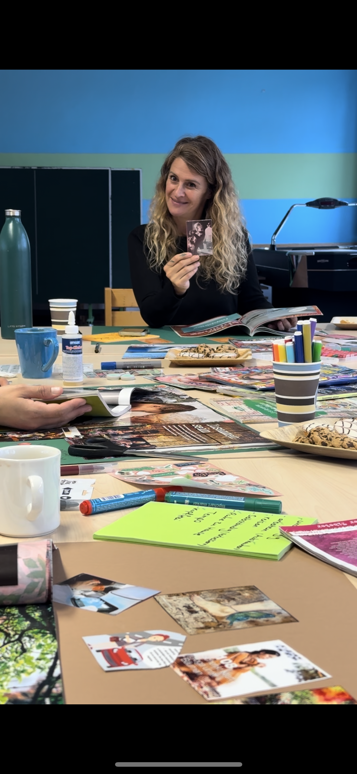 Viel kreative Energie bei unserem Vision-Board-Workshop.