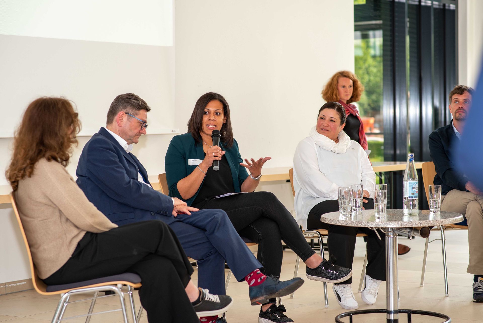 Podiumsdiskussion bei der Zukunftskonferenz im Projekt Kultur Inklusiv