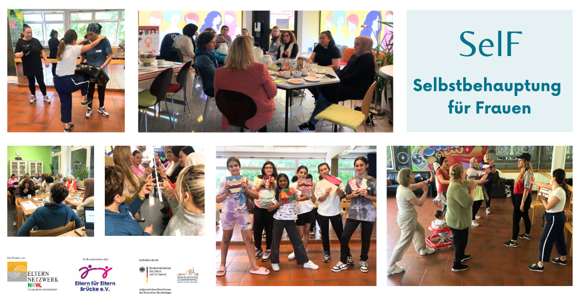 Fotocollage mit Bildern aus dem Projekt